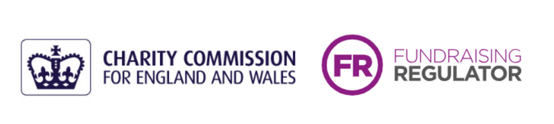 Charity commission and Fund Raising Regulator logos