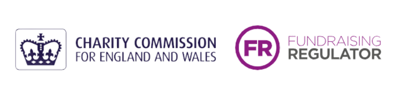 Charity commission and Fund Raising Regulator logos